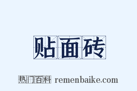 贴面砖是什么意思的图片
